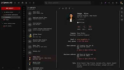 @fuck.it contacts screenshot